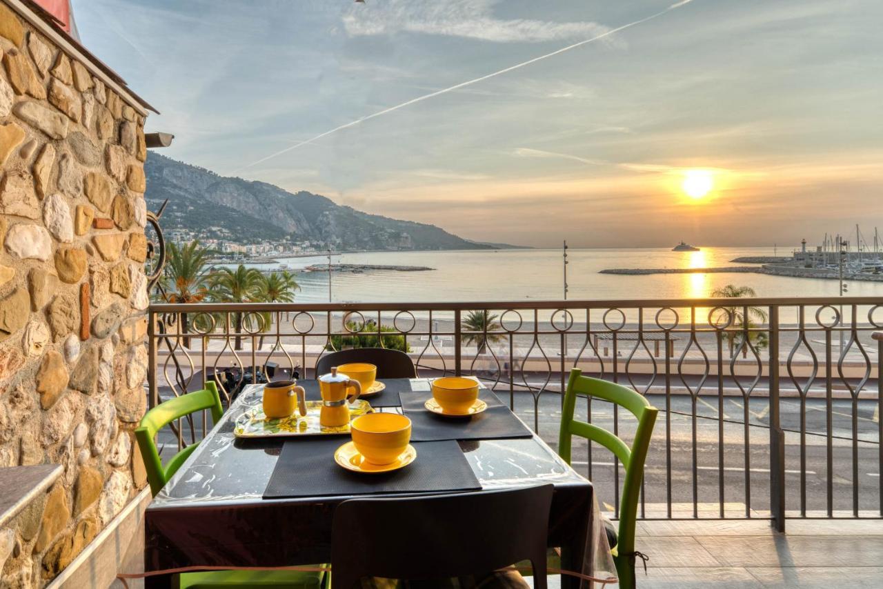 Apartment Les Sablettes Panoramic Sea View Menton Ngoại thất bức ảnh